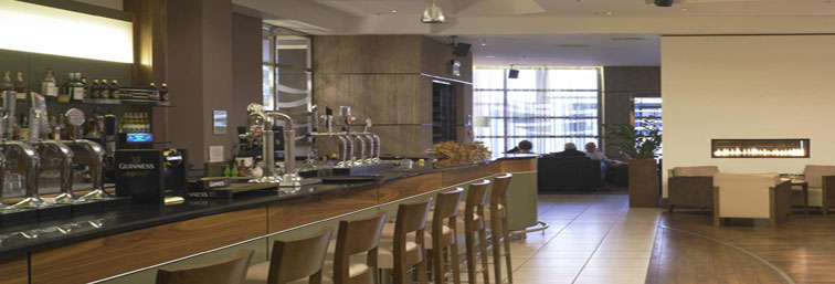 Bar at the Hilton Templepatrick hotel, Belfast International Airport