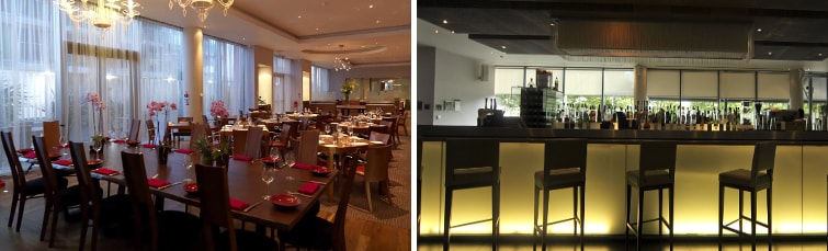 Restaurant at the Crowne Plaza Docklands