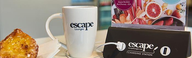 Recharge at the Escape Lounge