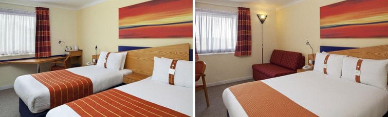 Rooms at the Holiday Inn Express J5 M29 at Exeter Airport