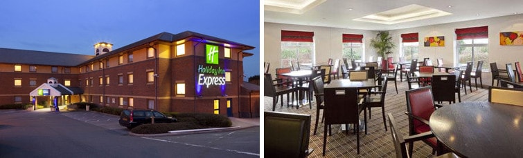 Holiday Inn Express J5 M29 at Exeter Airport