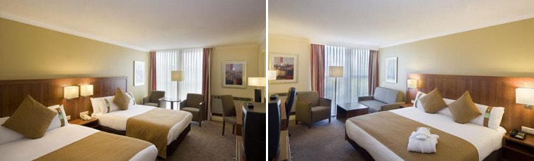 Rooms at the Holiday Inn Newcastle Airport