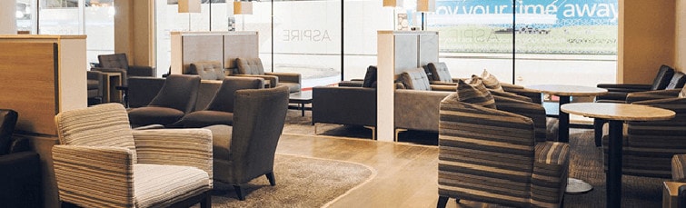 The Aspire Lounge at Luton Airport