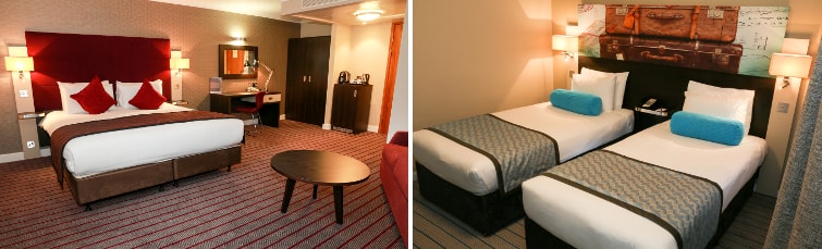 Rooms at the Mercure Hotel Heathrow
