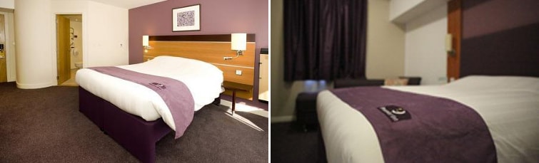 Rooms at the Premier Inn Stansted
