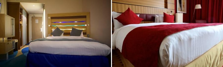 Rooms at the Radisson Blu Stansted Airport
