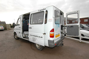 Airparks Transfer Bus