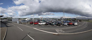 Airparks Glasgow panoramic view