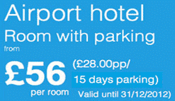 Airport Hotels with Parking - Start your holiday early
