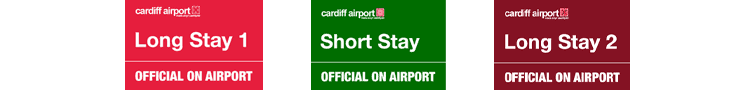 Cardiff airport parking promo code logos