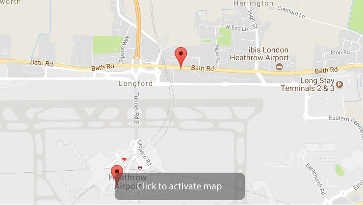 Renaissance Hotel Heathrow Map