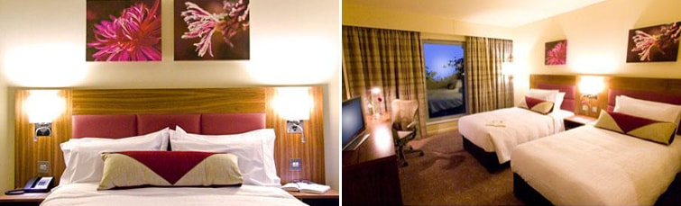 Rooms at the Hilton Garden Inn Luton