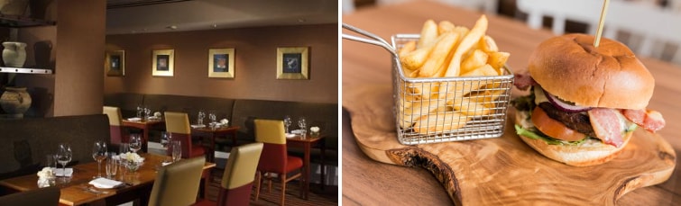 Restaurant at the Marriott Hotel Edinburgh
