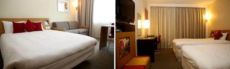 Rooms at the Novotel Heathrow