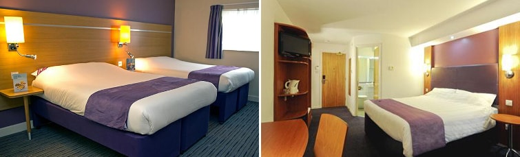 Rooms at the Premier Inn Gatwick North