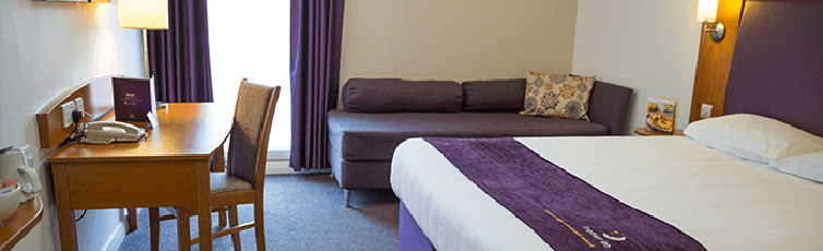 A room at the Premier Inn Heathrow