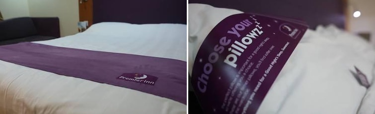 Rooms at the Premier Inn Manchester Airport North