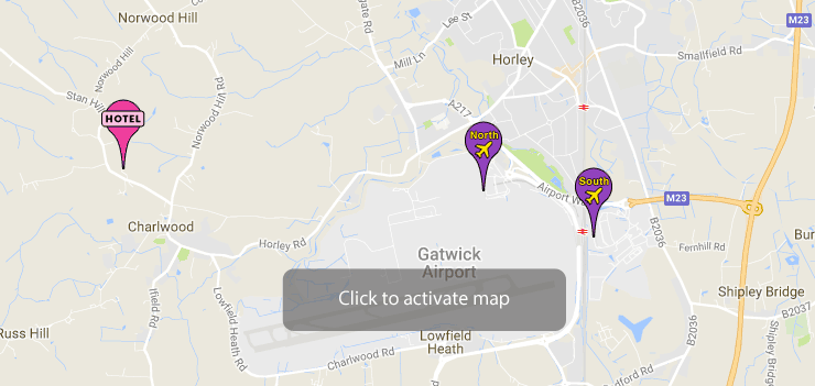 Stanhill Court Hotel map