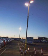 new floodlighting at airparks birmingham
