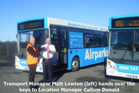 airparks glasgow - new transfer buses