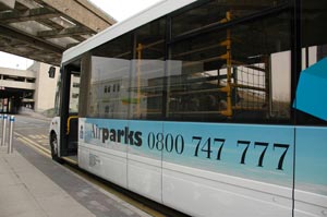 Airparks Parked Bus