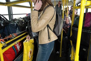 Luton Airparks Transfer Bus Interior