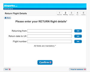 Enter your flight details