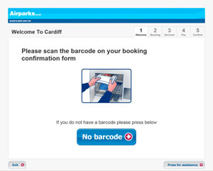 Scan your barcode to start checking in