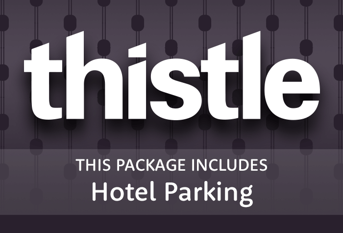 Thistle T5 with hotel parking logo