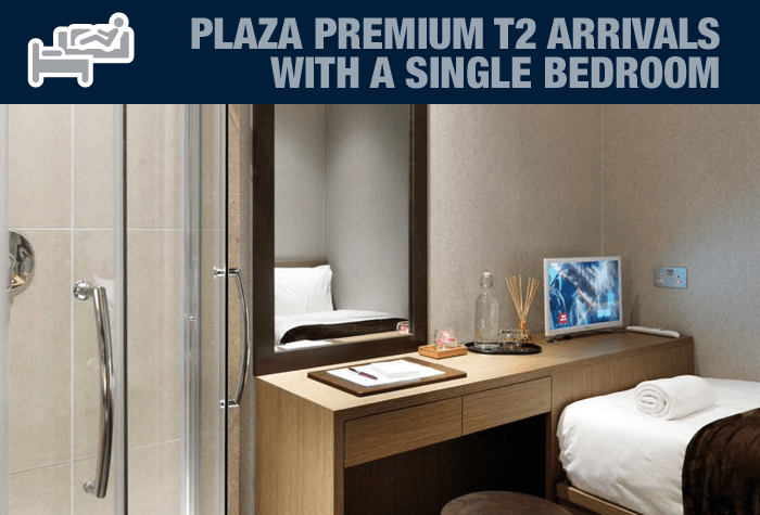 Heathrow Plaza Premium T2 Arrivals With A Single Bedroom