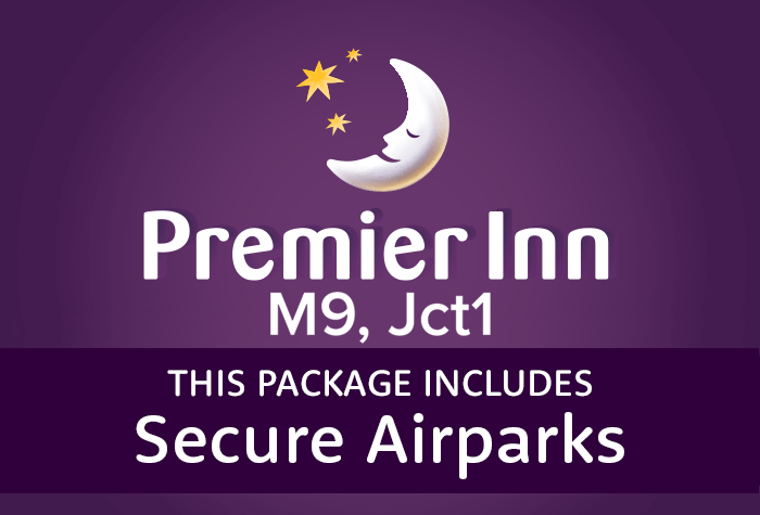 Edinburgh Premier Inn M9, J1 With Parking At Secure Airparks