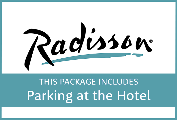 Radisson Hotel & Conference Centre Heathrow with parking at the hotel logo
